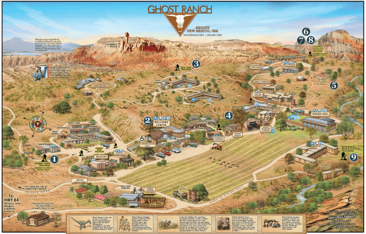 Ghost Ranch Map